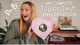 my complete Taylor Swift Vinyl Record Collection✨ plus how to care for amp store your records [upl. by Esiled451]