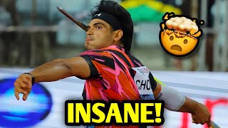 INSANE Neeraj Chopra DOES IT AGAIN 🤯🔥 Neeraj Chopra Javelin Throw Diamond League News [upl. by Nava984]