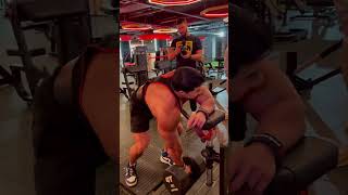 Chul Soon Hwang Performs Dumbbell Rows with Korean Bodybuilding Team [upl. by Pillihpnhoj]