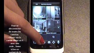 paramétrage et utilisation du logiciel gDMSS sur smartphone Androidwmv [upl. by Donnenfeld]