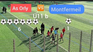 U11 b As Orly 🆚 Montfermeil b  novembre 2022 [upl. by Malas444]