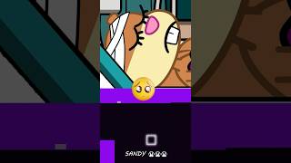 Poor Sandy 😥😥😭😭😭  duckygames7540  Bouncing Square spongebob [upl. by Hamford795]