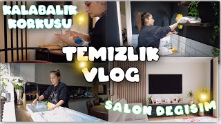 EVE GELMEZ OLAYDIM 😱agorafobi limonlu kek çamaşır katlama  temizlik vlog  motivasyon [upl. by Azyl]