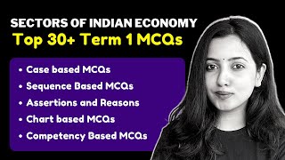 Class 10 Economics MCQ  Term 1 Exam  Sectors of Indian Economy MCQ  Full Chapter  Shubham Pathak [upl. by Akcinehs]