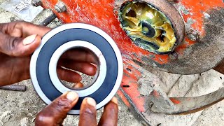 Shaktiman Rotavator Repair Shaktiman rotavator wall seal Bearing repairChange Bearing Wall seal [upl. by Eldred]