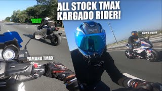 YAMAHA TMAX VS SUPERBIKES  KINAWAWA New years ride to Bongabon [upl. by Mandelbaum]