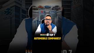 India की Top 7 Automobile Companies कौन सी हैं shorts hyundai business [upl. by Jillie]