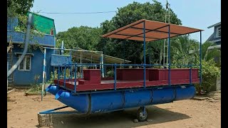 Home made pontoon boat [upl. by Efron]