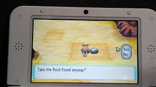 How to get a fossil and restore it in Pokémon Omega Ruby [upl. by Werby405]