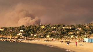 Incendie dans le SudEst  un habitant de Calais témoigne [upl. by Lerud]