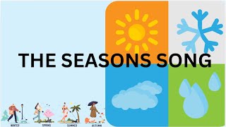 Seasons song  4 seasons song  Seasons learning for toddlers and preschoolers  educational video [upl. by Ivah672]