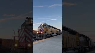 ExUP SD40M2 Leading Grand Elk Local train up railroad railfaning railway elkhart fupシ [upl. by Jaquiss]