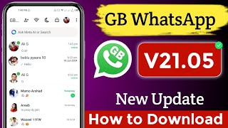 How to Download GB Whatsapp New Version 2024  GB Whatsapp New Version Kaise Download Kare 2024 [upl. by Nevsa]