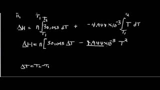 Physical Chemistry Entropy Enthalpy Calculation [upl. by Amikahs847]