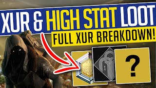 Destiny 2  XUR LOOT amp HIGH STAT ARMOR February 23rd26th  Inventory amp Location  Season 23 [upl. by Erdeid]