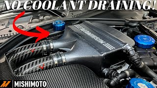 Mishimoto Charge Air Cooler  J Pipe Install BMW F80 M3 S55  DIY [upl. by Bertila502]