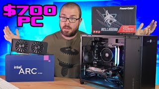 700 Gaming PC Benchmarks  Arc A750 or RX 6650 XT [upl. by Salvay]