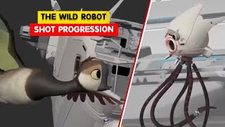 The Wild Robot  Brightbill Shot Progression  Animation Breakdowns [upl. by Aenit]