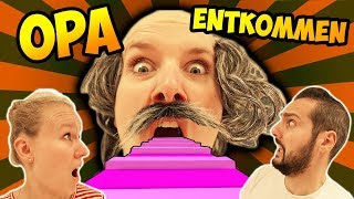 OPA ENTKOMMEN  Kathi amp Kaan in VERRÜCKTER OPA OBBY gefangen  Roblox Escape Grandpa Obby Parodie [upl. by Brad]