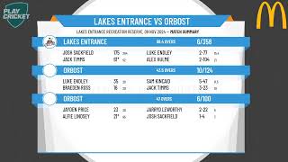 Lakes Entrance v Orbost [upl. by Stearn]