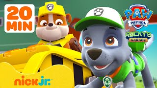 PAW Patrols Rockys Garage Compilation w Rubble 3  Nick Jr [upl. by Fan]