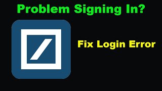 Fix Deutsche Bank Mobile App Login Problem Solve Logging in to the Deutsche Bank Mobile App [upl. by Kuebbing]