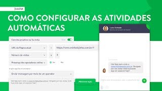 Como Configurar Atividades Automáticas  JivoChat [upl. by Neelak]