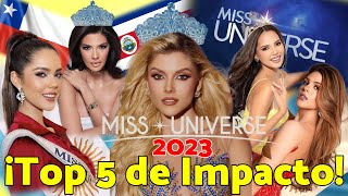 El TOP 5 Preliminar de las Candidatas Finalistas en Miss Universo 2023 [upl. by Atolrac]