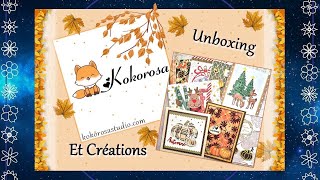 Idées Cartes Automne 🍁🍁et Noël🎄 Créations kokorosastudio [upl. by Wessling]