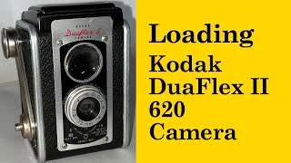 Kodak DuaFlex II 620 Film Camera  How To Load [upl. by Holcman]