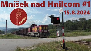 Železničné priecestie Mníšek nad Hnilcom 1 1582024 [upl. by Modnarb286]