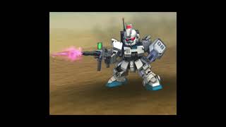 Gundam Ez8 vs Apsaras III  Mobile Suit Gundam The 08th MS Team  SD Gundam G Generation Genesis [upl. by Doomham871]