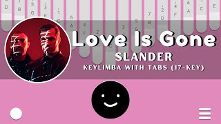 Love is gone  SLANDER l Oh Kalimba tutorial l Easy Keylimba [upl. by Jobye517]