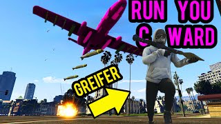 B11 Makes Stupid Lobby Greifers Rage Quit On GTA5 Online [upl. by Sigismund244]