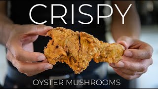 “WE HAVE JUST LEFT REALITY” with this crispy Fried Oyster Mushroom Recipe [upl. by Earised]