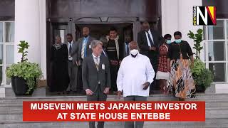 Museveni meets Japanese investor at State House Entebbe [upl. by Eeroc]