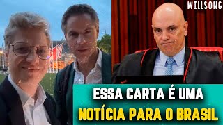 Marcel van Hattem e Michael Shellenberger falam sobre carta enviada para Moraes pelo Congresso EUA [upl. by Alleuqahs]