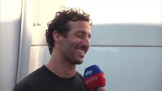 Daniel Ricciardo Post Race Interview Sky Sports Belgian Grand Prix 2024 [upl. by Asena]