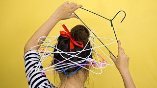 22 Wire Hangers Life Hacks  Best DIY and Crafts [upl. by Tebasile]