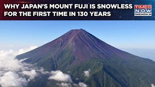 Japans Climate Crisis Iconic Mount Fuji Remains Snowless Breaking 130Year Record  Heres Why [upl. by Aryajay]