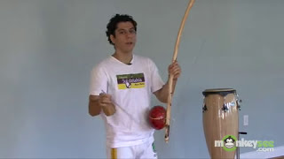 How to play Berimbau in Brazilian Capoeira Martial Arts [upl. by Kelam]