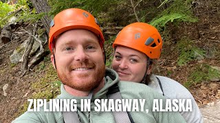 Royal Caribbean Ovation of the Seas  Ziplining in Skagway Alaska  July 2022 [upl. by Bowes438]