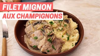 Filet mignon aux champignons [upl. by Annairol235]