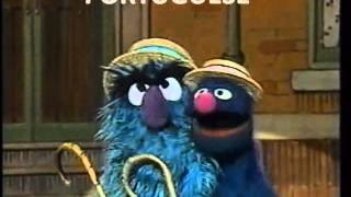 Sesame Street  Fuzzy and Blue  multilanguage Version  7 or 8 Languages [upl. by Leamaj]