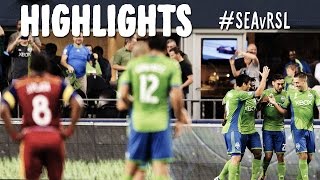 HIGHLIGHTS Seattle Sounders v Real Salt Lake  Sept 12 2014 [upl. by Eiro]