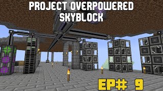 Starter Autocrafting Setup with Applied Energistics 2  Project Overpowered Skyblock  EP 9 [upl. by Nnael]