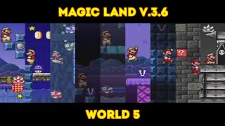 MARIO FOREVER MAGIC LAND V36  WORLD 5  GAMEPLAY  1080P [upl. by Zeba]