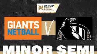 GIANTS v Magpies  SSN 2022 Minor Semi Final  Full Match  Suncorp Super Netball [upl. by Ocirederf]