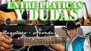 Tutorial  Entre platicas y dudas  Ariel Camacho  Requinto  Arreglos  Acordes  TABS [upl. by Craw]