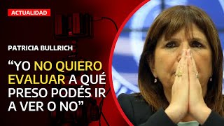 Patricia Bullrich justifica la visita a los genocidas  quotPueden dentro del marco de la leyquot [upl. by Tyra488]